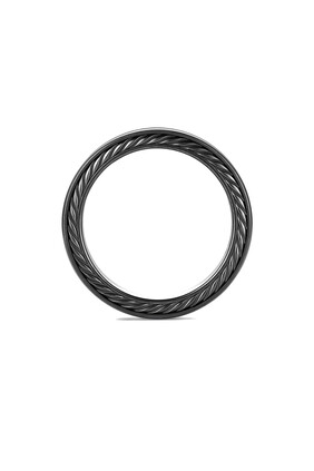 Streamline® Black Diamond Two Row Band Ring